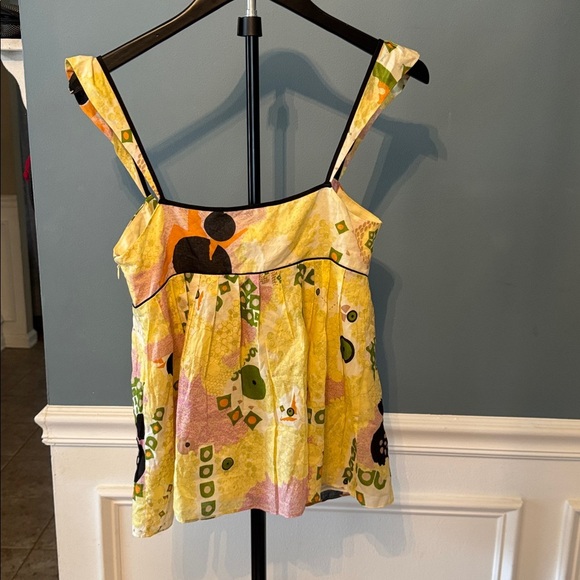 Vintage Catherine Malandrino Multicolor Patterned Blouse - Picture 3 of 4